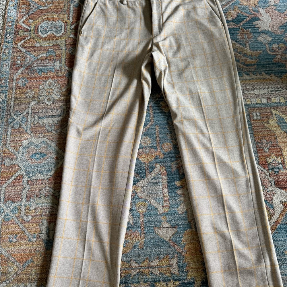Express Tan Dress Pants Straight-Leg